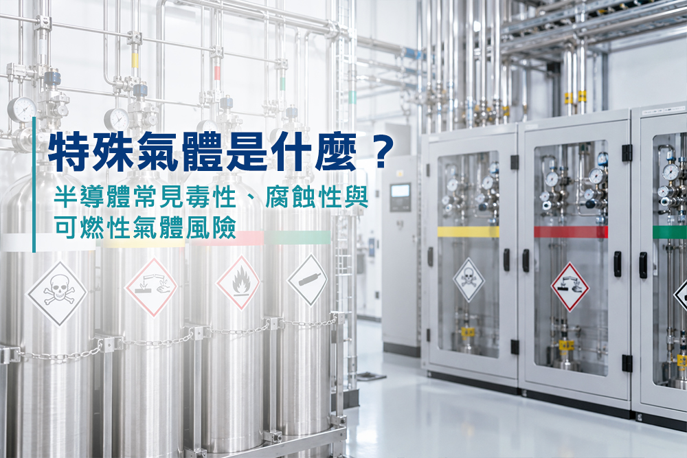 特殊氣體是什麼？半導體常見毒性、腐蝕性與可燃性氣體風險
